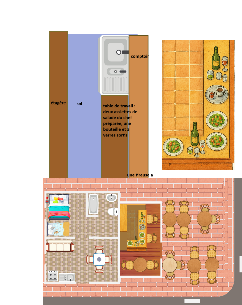 aménagement intérieur virtuel, croquis numérique, Paint et ChatGPT, IA générative appliquée à la conception, construction visuelle d’un espace, design assisté par intelligence artificielle