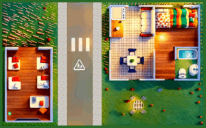 La MAISON + ECOLE - 55x89 cm