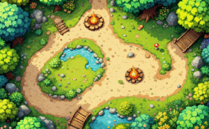 Décoration d'intérieur – La Clairière 55x89cm– Made in France